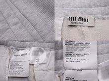 Load image into Gallery viewer, MIUMIU ミュウミュウ パンツ スウェットパンツ グレー サイズ42 MJP302 S232 12Y6 美品 中古 56227