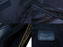 Load image into Gallery viewer, Christian Dior クリスチャンディオール ワンショルダーバッグ サドルポーチ トロッター MC1011 ネイビー ゴールド 良品 中古 56232