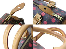 Load image into Gallery viewer, LOUIS VUITTON ルイヴィトン ハンドバッグ スピーディー25 モノグラム・チェリー M95009 村上隆 ゴールド金具 美品 中古 56235