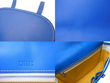 Load image into Gallery viewer, GOYARD ゴヤール ショルダーバッグ ベルヴェデーレPM PVCコーティングキャンバス ブルー シルバー金具 美品 中古 56240