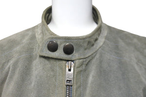 GUCCI グッチ シングルライダースジャケット ライダースジャケット スウェード 133592 XC053 美品 中古 56257 