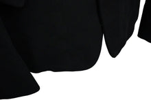 Load image into Gallery viewer, BALMAIN バルマン テーラード ジャケット ブラック アウター コットン T404 C117 サイズ46 美品 中古 56261
