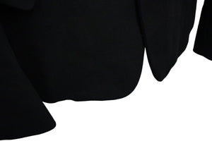 BALMAIN バルマン テーラード ジャケット ブラック アウター コットン T404 C117 サイズ46 美品 中古 56261