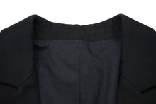 Load image into Gallery viewer, BALMAIN バルマン テーラード ジャケット ブラック アウター コットン T404 C117 サイズ46 美品 中古 56261