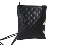 Load image into Gallery viewer, CHANEL シャネル ショルダーバッグ カンボンライン ココマーク 10番台 ブラック レザー シルバー金具 美品 中古 56273