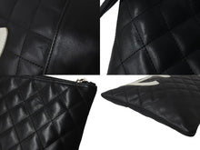 Load image into Gallery viewer, CHANEL シャネル ショルダーバッグ カンボンライン ココマーク 10番台 ブラック レザー シルバー金具 美品 中古 56273