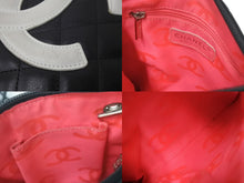 Load image into Gallery viewer, CHANEL シャネル ショルダーバッグ カンボンライン ココマーク 10番台 ブラック レザー シルバー金具 美品 中古 56273