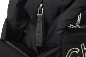 CHANEL シャネル スポーツライン 2WAYボストンバッグ 10番台 A32808 ナイロン ブラック ホワイト 美品 中古 56291