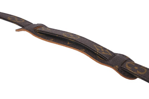 極美品 LOUIS VUITTON ルイヴィトン ショルダーストラップ モノグラム ブラウン ゴールド金具 中古 56302