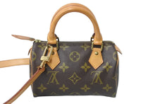 Load image into Gallery viewer, LOUIS VUITTON ルイヴィトン ハンドバッグ ミニスピーディ モノグラム ブラウン M41534 PVC レザー ゴールド金具 美品 中古 56307