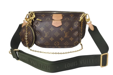 LOUIS VUITTON ルイ ヴィトン ショルダーバッグ ミュルティ ポシェット アクセソワール M44813 ゴールド金具 美品 中古 56308