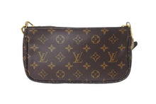 Load image into Gallery viewer, LOUIS VUITTON ルイ ヴィトン ショルダーバッグ ミュルティ ポシェット アクセソワール M44813 ゴールド金具 美品 中古 56308