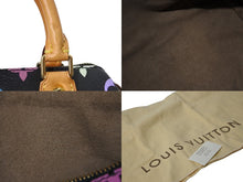 Load image into Gallery viewer, LOUIS VUITTON ルイヴィトン ハンドバッグ M92644 ミニスピーディ モノグラムマルチカラー ブラック ゴールド 美品 中古 56310