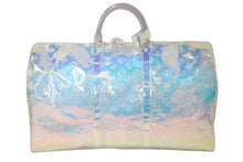Load image into Gallery viewer, LOUIS VUITTON ルイヴィトン ヴァージルアブロー M53271 モノグラムプリズム キーポル バンドリエール 50 クリア 美品 中古 56312