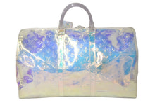 Load image into Gallery viewer, LOUIS VUITTON ルイヴィトン ヴァージルアブロー M53271 モノグラムプリズム キーポル バンドリエール 50 クリア 美品 中古 56312