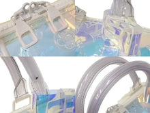 Load image into Gallery viewer, LOUIS VUITTON ルイヴィトン ヴァージルアブロー M53271 モノグラムプリズム キーポル バンドリエール 50 クリア 美品 中古 56312