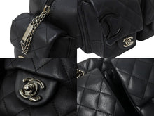 Load image into Gallery viewer, CHANEL シャネル カンボンライン マルチポケットハンドバック 10番代 A25173 ブラック ピンク シルバー金具 美品 中古 56316