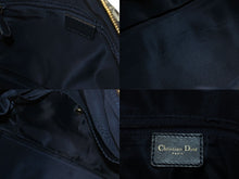 Load image into Gallery viewer, Christian Dior クリスチャンディオール ハンドバッグ トロッター ネイビー キャンバス BOC0092 ゴールド金具 美品 中古 56326