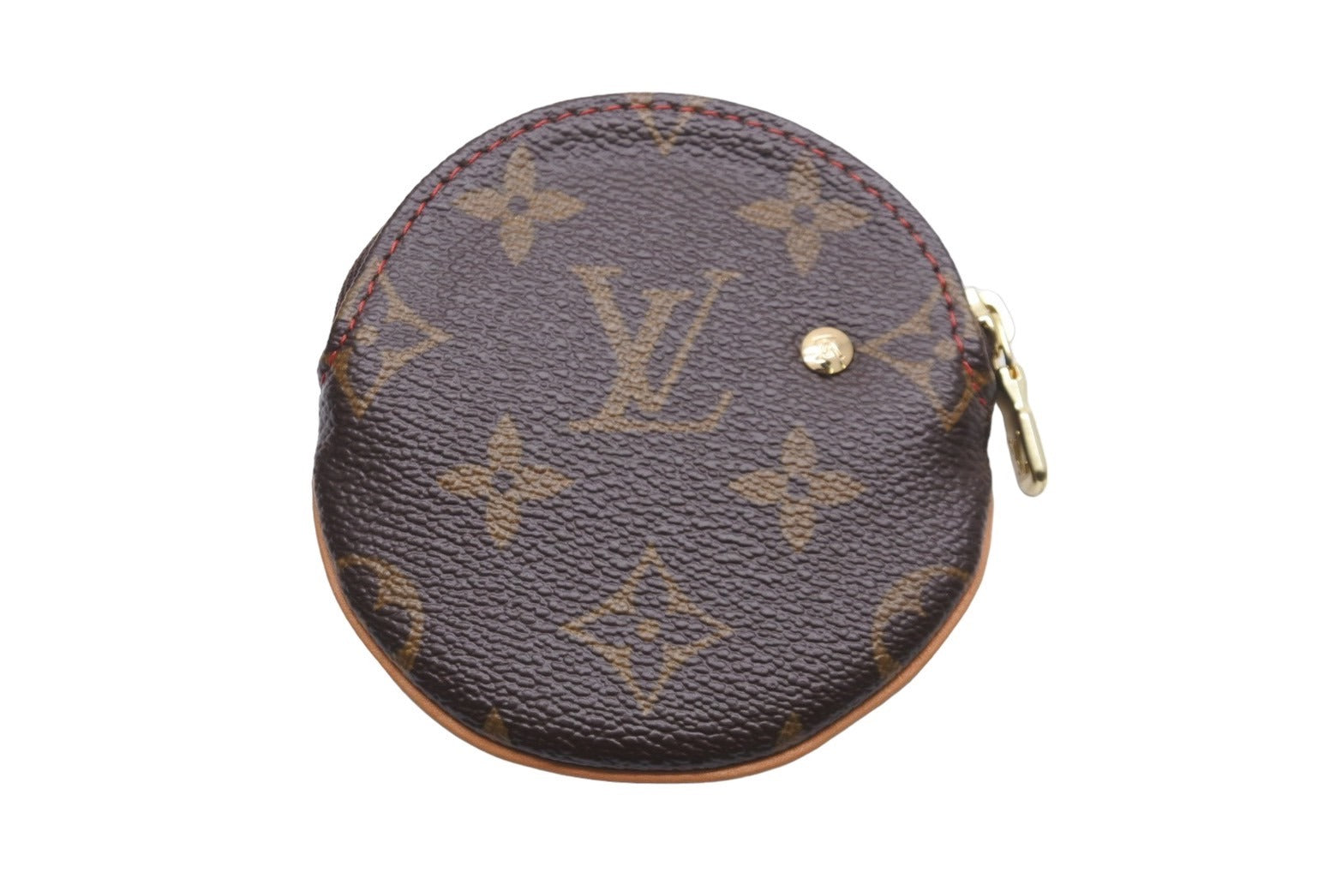 LOUIS VUITTON ルイヴィトン モノグラム チェリー ポルトモネ ロン 丸型 コインケース M95043 ブラウン by