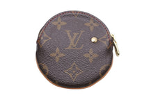 Load image into Gallery viewer, LOUIS VUITTON ルイヴィトン コインケース M95043 丸型 モノグラム チェリー コーティングキャンバス ブラウン 美品 中古 56328