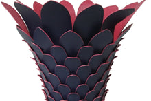 Load image into Gallery viewer, LOUIS VUITTON ルイヴィトン インテリア トロピカリストの花瓶 レザー ガラス ネイビー ピンク GI0335 美品 中古 56329
