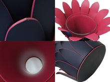 Load image into Gallery viewer, LOUIS VUITTON ルイヴィトン インテリア トロピカリストの花瓶 レザー ガラス ネイビー ピンク GI0335 美品 中古 56329