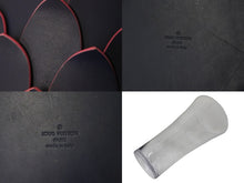 Load image into Gallery viewer, LOUIS VUITTON ルイヴィトン インテリア トロピカリストの花瓶 レザー ガラス ネイビー ピンク GI0335 美品 中古 56329