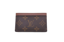 Load image into Gallery viewer, 極美品 LOUIS VUITTON ルイヴィトン モノグラム ポルトカルトサーンプル カードケース ブラウン ロゴ 小物 M61733 中古 56331