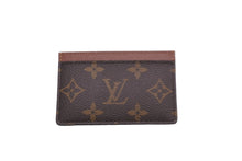 Load image into Gallery viewer, 極美品 LOUIS VUITTON ルイヴィトン モノグラム ポルトカルトサーンプル カードケース ブラウン ロゴ 小物 M61733 中古 56331