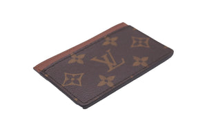 極美品 LOUIS VUITTON ルイヴィトン モノグラム ポルトカルトサーンプル カードケース ブラウン ロゴ 小物 M61733 中古 56331