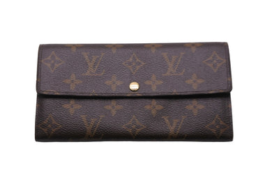 LOUIS VUITTON ルイヴィトン モノグラム ポルトフォイユ サラ 旧型 長財布 ブラウン M61734 ウォレット ロゴ 美品 中古 56332