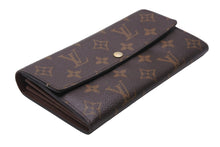 Load image into Gallery viewer, LOUIS VUITTON ルイヴィトン モノグラム ポルトフォイユ サラ 旧型 長財布 ブラウン M61734 ウォレット ロゴ 美品 中古 56332