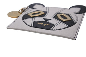 GIVENCHY ジバンシィ カードケース ホルダー アニマル パンダ 動物 ホワイト ブラック BB60BNB0S4 美品 中古 56338