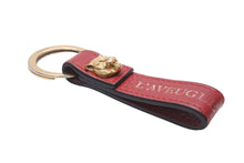 Load image into Gallery viewer, GUCCI グッチ キーホルダー キーチャーム タイガーヘッド レッド ゴールド金具 レザー 美品 中古 56339