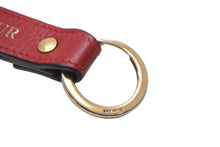 Load image into Gallery viewer, GUCCI グッチ キーホルダー キーチャーム タイガーヘッド レッド ゴールド金具 レザー 美品 中古 56339