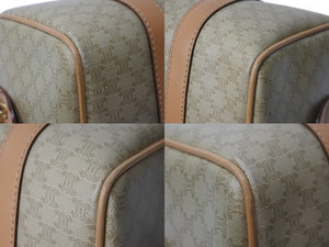 CELINE セリーヌ マカダム ボストンバッグ カバン ヴィンテージ スピーディ 25cm M162 美品 中古 56341