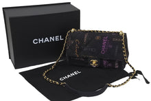 Load image into Gallery viewer, 極美品 CHANEL シャネル 22SS ミニマトラッセ スモール フラップ チェーン ショルダーバッグ プリントデニム AS3134 中古 56346