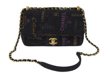 Load image into Gallery viewer, 極美品 CHANEL シャネル 22SS ミニマトラッセ スモール フラップ チェーン ショルダーバッグ プリントデニム AS3134 中古 56346