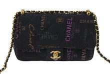 Load image into Gallery viewer, 極美品 CHANEL シャネル 22SS ミニマトラッセ スモール フラップ チェーン ショルダーバッグ プリントデニム AS3134 中古 56346