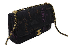 Load image into Gallery viewer, 極美品 CHANEL シャネル 22SS ミニマトラッセ スモール フラップ チェーン ショルダーバッグ プリントデニム AS3134 中古 56346