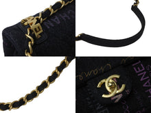 Load image into Gallery viewer, 極美品 CHANEL シャネル 22SS ミニマトラッセ スモール フラップ チェーン ショルダーバッグ プリントデニム AS3134 中古 56346