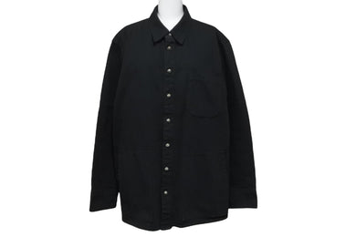 CHROME HEARTS クロムハーツ ラストバイト カバーオール ジャケット ブラック Yノット クロスボールボタン XL 美品 中古 56349