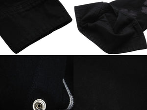 CHROME HEARTS クロムハーツ ラストバイト カバーオール ジャケット ブラック Yノット クロスボールボタン XL 美品 中古 56349