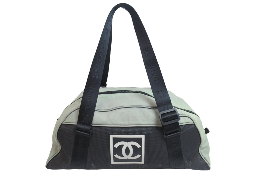 CHANEL シャネル シャネルスポーツ 8番台 ボストンバッグ ココマーク ナイロンキャンバス 22310177 中古 56354