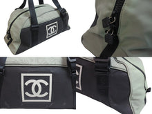 Load image into Gallery viewer, CHANEL シャネル シャネルスポーツ 8番台 ボストンバッグ ココマーク ナイロンキャンバス 22310177 中古 56354