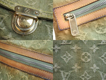Load image into Gallery viewer, LOUIS VUITTON ルイヴィトン モノグラムデニム バギーGM ショルダーバッグ ゴールド金具 M95211 カーキ 中古 56355
