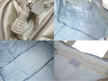 Load image into Gallery viewer, CHANEL シャネル ボストンバッグ スポーツライン ココマークスクエアロゴ 10番台 2006年 グレー シルバー金具 美品 中古 56356