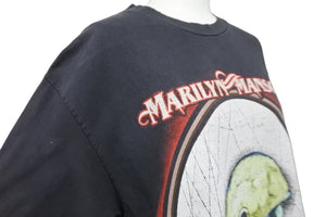 マリリンマンソン 半袖Ｔシャツ ヴィンテージ MARILYN MANSON the golden age of grotesque 2003's ブラック M 良品 中古 56360