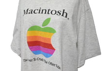 Load image into Gallery viewer, Apple Macintosh アップル マッキントッシュ Tシャツ vintage ヴィンテージ グレー 半袖 美品 中古 56362