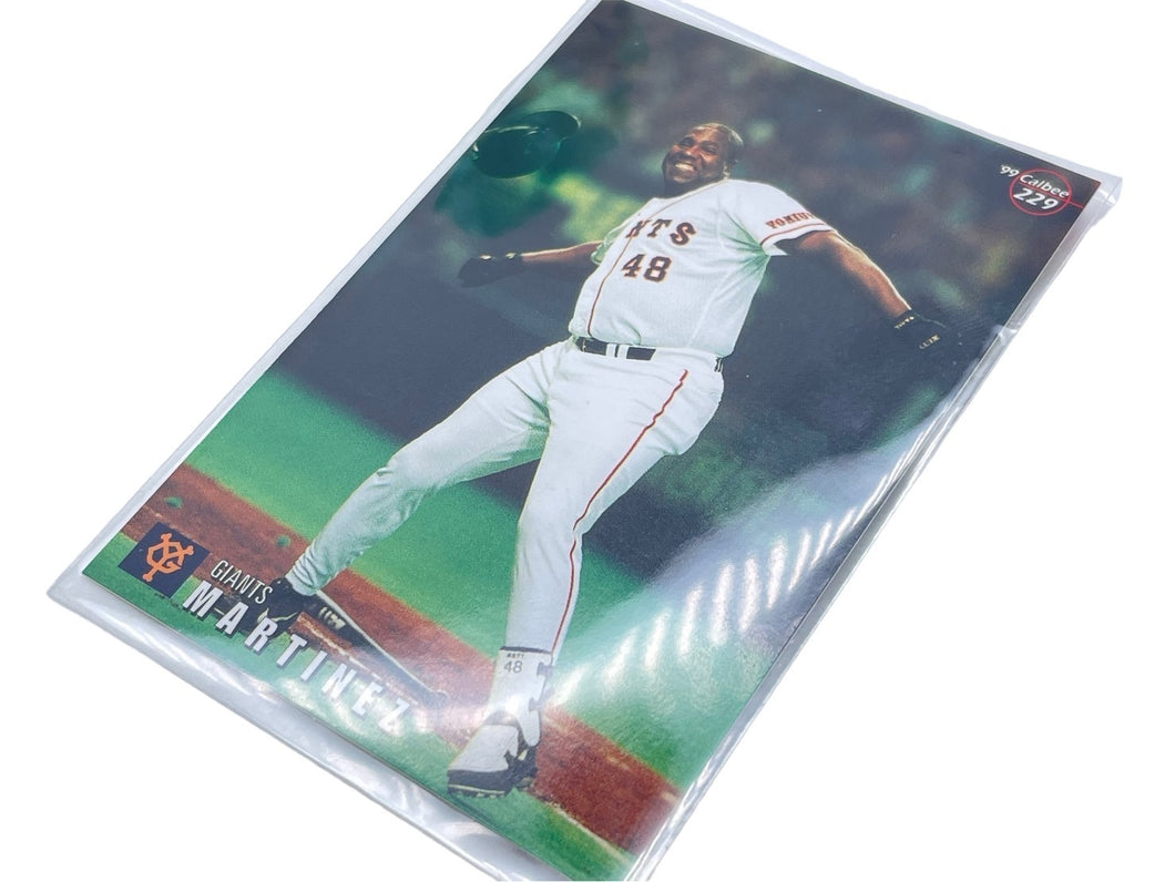 新品同様 Calbee Baseball Card カルビー プロ野球チップスカード No.229 マルティネス 1999 巨人 中古 56378 新品同様 Calbee Baseball Card カルビー プロ野球チップス